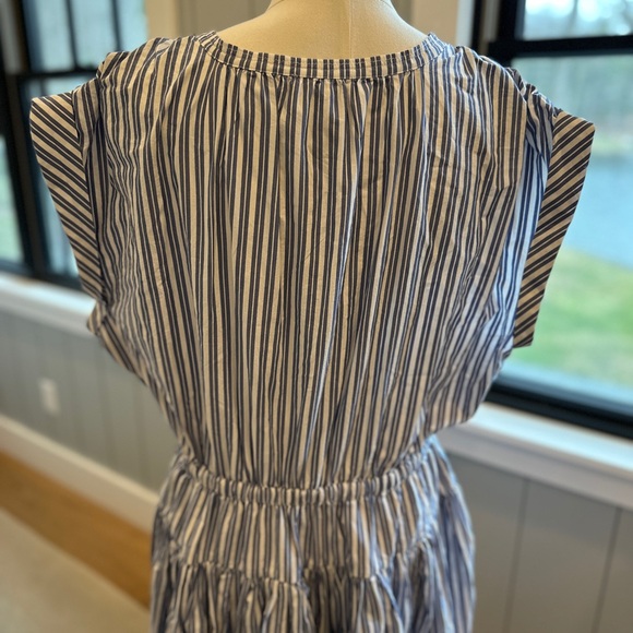 J. Crew Blue and White Sleeveless Sundress - Picture 4 of 5